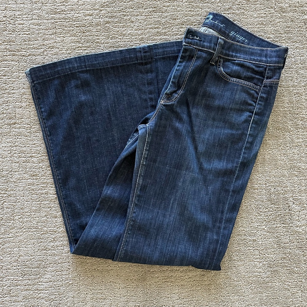 7 for All Mankind - Wide Leg Ginger Jeans